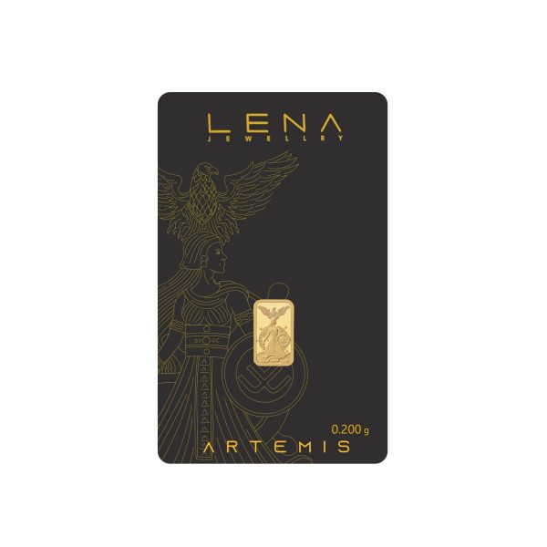 پلاک طلا_طرح آرتمیس 200 سوت